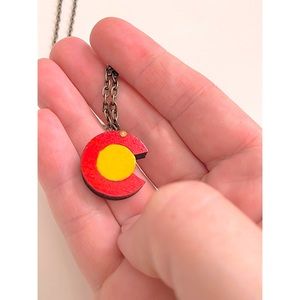 Custom Wooden Colorado Necklace